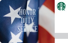 Starbucks Duty Honor Service